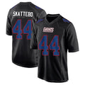 Silnrao NY.Giants #44 Cam Skattebo Player Black Fashion Game Stitched Jerseys