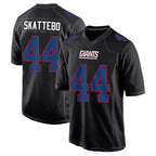 Silnrao NY.Giants #44 Cam Skattebo Player Black Fashion Game Stitched Jerseys