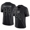Silnrao NY.Giants #44 Cam Skattebo Player Black RFLCTV Limited Stitched Jerseys