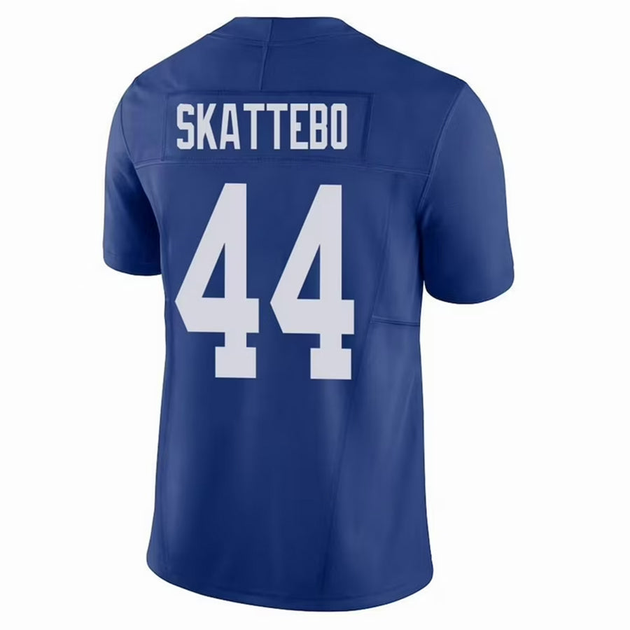 Silnrao NY.Giants #44 Cam Skattebo Player Blue Vapor F.U.S.E. Limited Stitched Jerseys