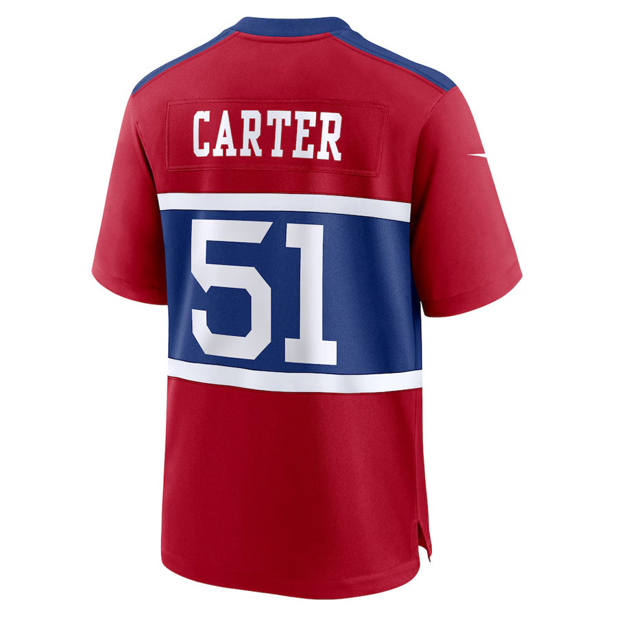 Silnrao NY.Giants #51 Abdul Carter Player Red Home Game Stitched Jerseys