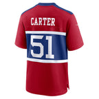 Silnrao NY.Giants #51 Abdul Carter Player Red Home Game Stitched Jerseys