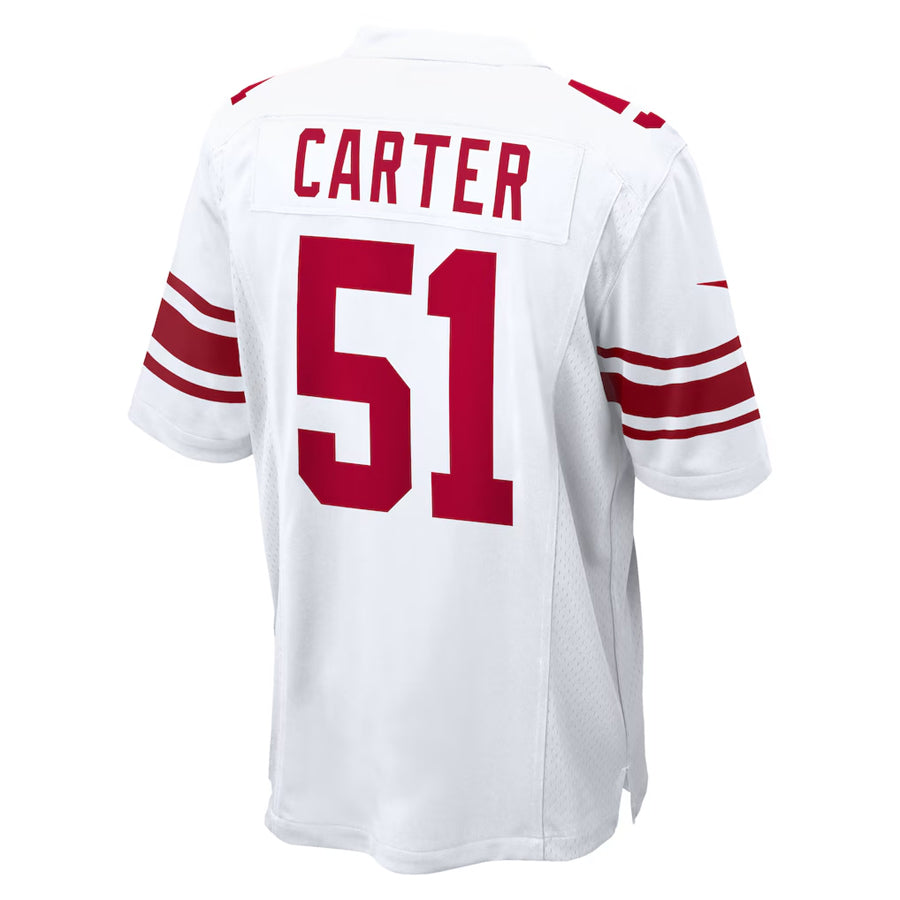Silnrao NY.Giants #51 Abdul Carter Player Whtie Game Stitched Jerseys