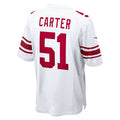 Silnrao NY.Giants #51 Abdul Carter Player Whtie Game Stitched Jerseys