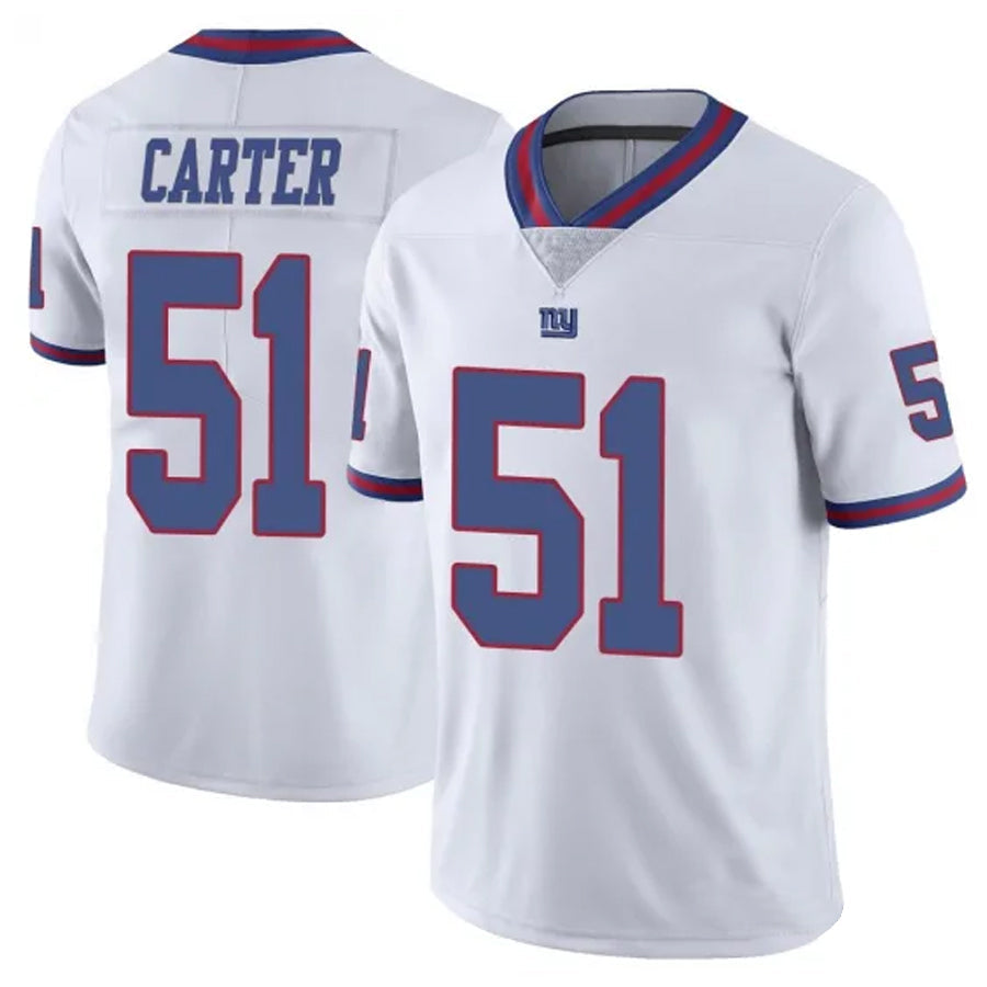 Silnrao NY.Giants #51 Abdul Carter Player Whtie Vapor Limited Stitched Jerseys
