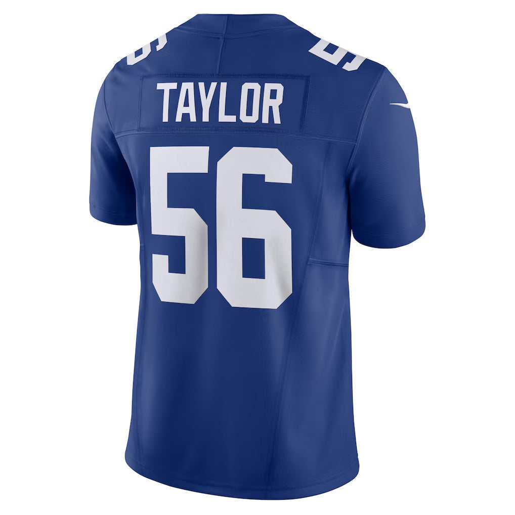 Silnrao NY.Giants #56 Lawrence Taylor Royal Vapor F.U.S.E. Limited Stitched Jerseys