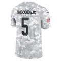Silnrao NY.Giants #5 Kayvon Thibodeaux Arctic Camo 2024 Salute to Service Stitched Jerseys