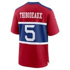 Silnrao NY.Giants #5 Kayvon Thibodeaux Century Red Alternate Player Game Stitched Jerseys
