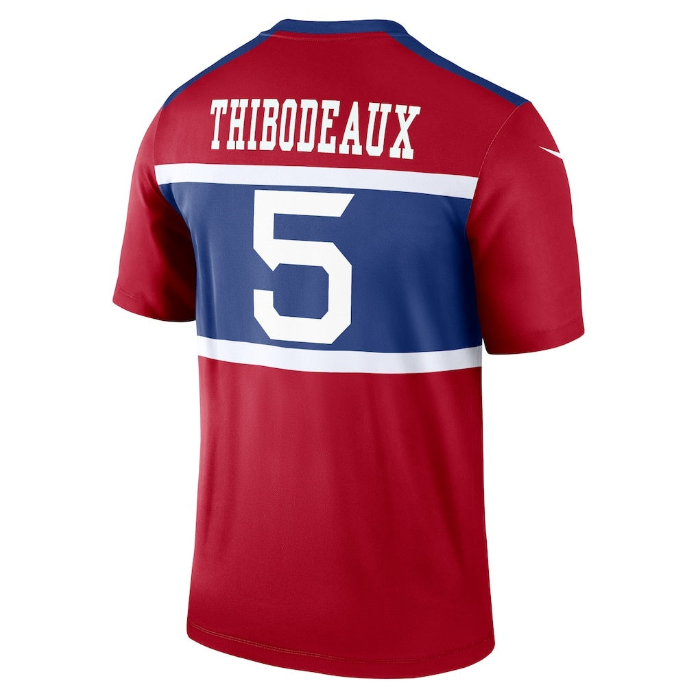 Silnrao NY.Giants #5 Kayvon Thibodeaux Red Legend Player Performance Top Stitched Jerseys