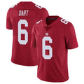 Silnrao NY.Giants #6 Jaxson Dart Player Red Alternate Vapor Limited Stitched Jerseys