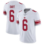 Silnrao NY.Giants #6 Jaxson Dart Player White Alternate Vapor Limited Stitched Jerseys