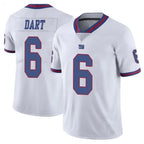 Silnrao NY.Giants #6 Jaxson Dart Player White Vapor Limited Stitched Jerseys