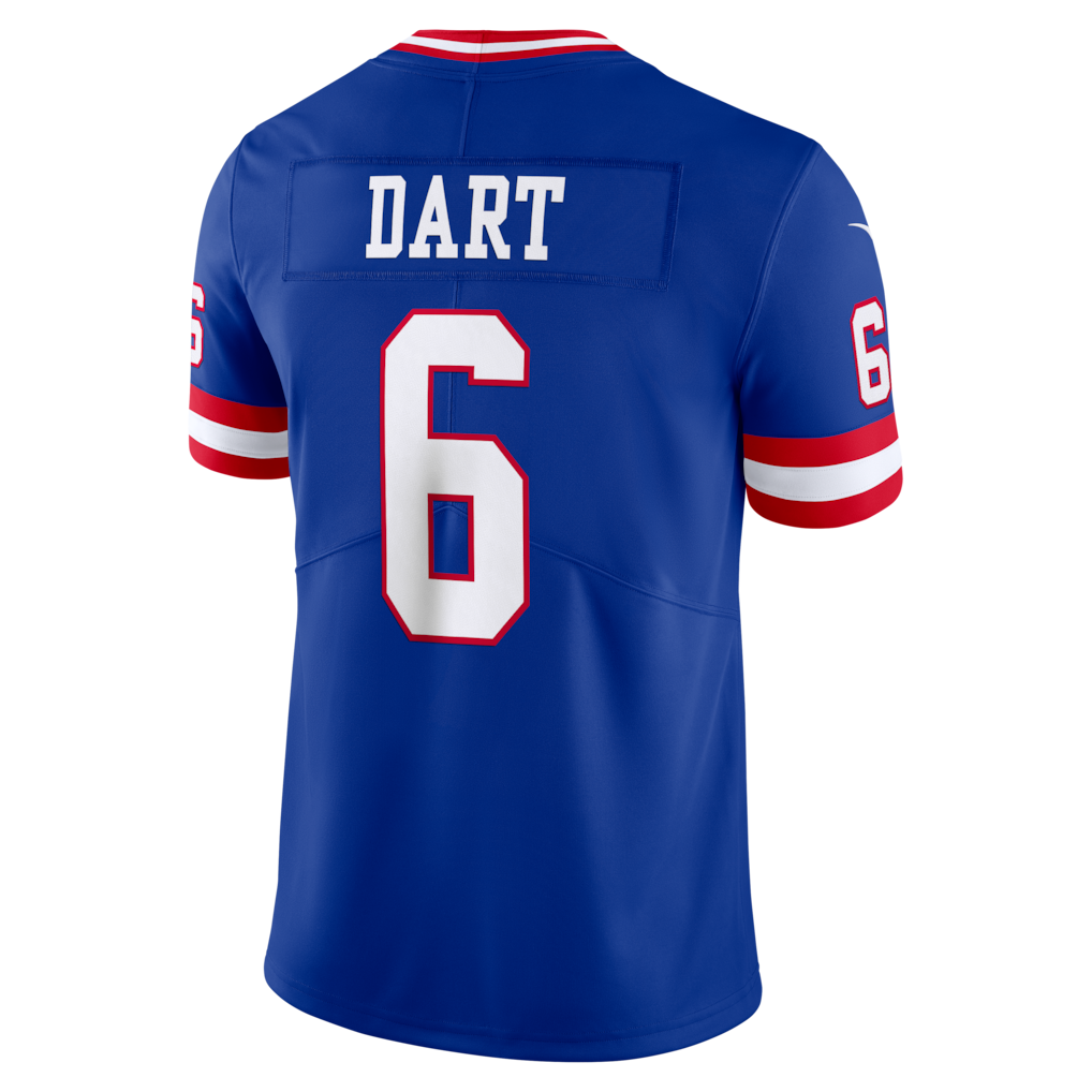 Silnrao NY.Giants #6 Jaxson Dart Royal Legacy Vapor Untouchable Stitched Limited Jerseys