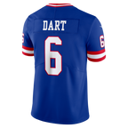 Silnrao NY.Giants #6 Jaxson Dart Royal Legacy Vapor Untouchable Stitched Limited Jerseys