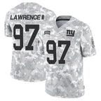 Silnrao NY.Giants #97 Dexter Lawrence II Player Arctic Camo Salute to Service Limited Stitched Jerseys