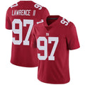 Silnrao NY.Giants #97 Dexter Lawrence II Player Vapor Red Limited Stitched Jerseys