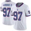 Silnrao NY.Giants #97 Dexter Lawrence II Player Vapor White Limited Stitched Jerseys