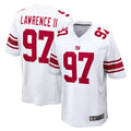 Silnrao NY.Giants #97 Dexter Lawrence II Player White Game Stitched Jerseys