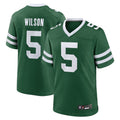 Pkot NY.Jets Home Game Jerseys - Gotham Green - #5 Garrett Wilson Player Stitched Jerseys
