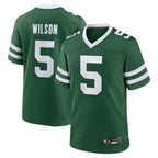 Pkot NY.Jets Home Game Jerseys - Gotham Green - #5 Garrett Wilson Player Stitched Jerseys