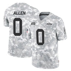 Pkot NY.Jets #0 Braelon Allen Player Arctic Camo Salute to Service Limited Stitched Jerseys
