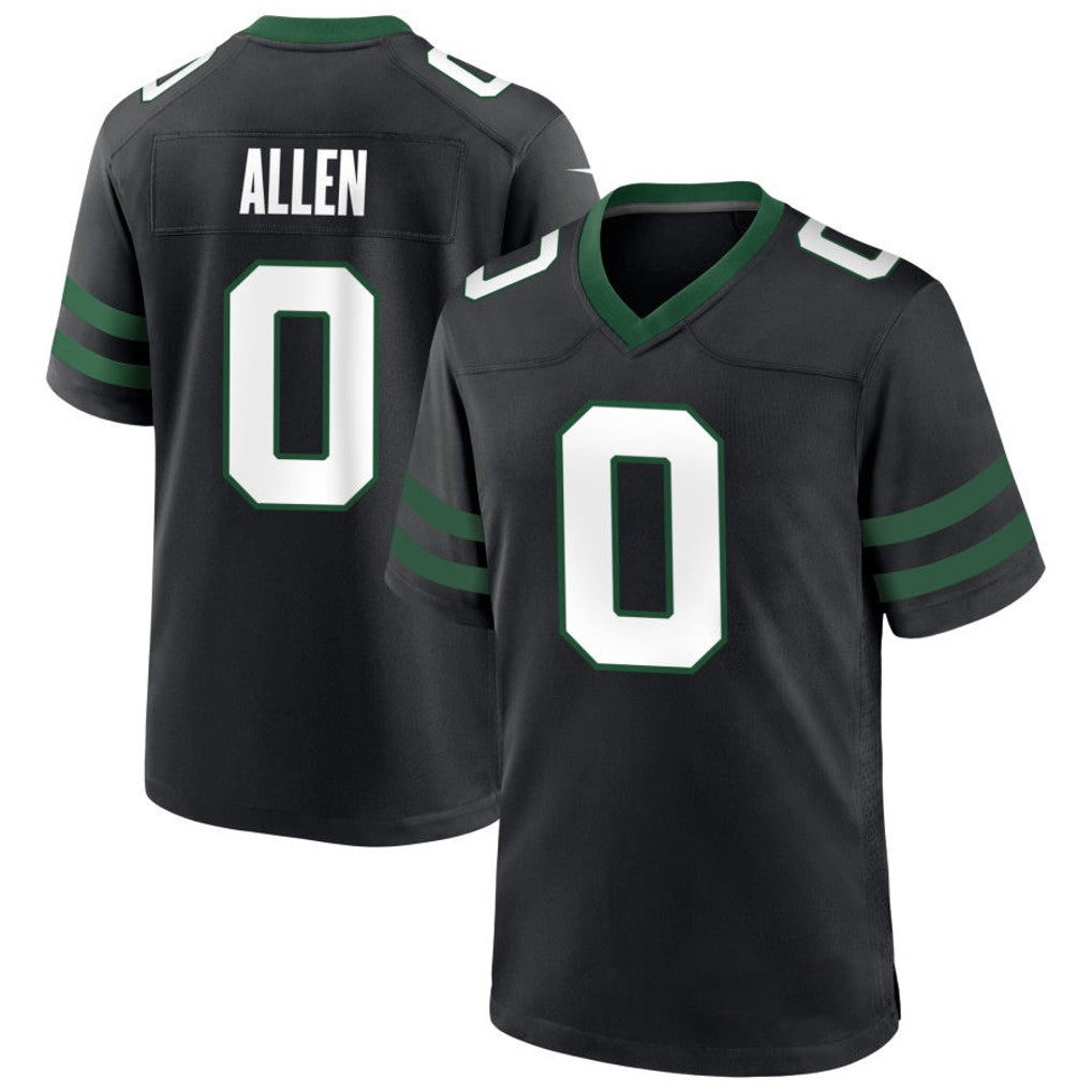 Pkot NY.Jets #0 Braelon Allen Player Black Home Game Stitched Jerseys
