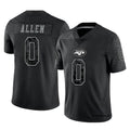 Pkot NY.Jets #0 Braelon Allen Player Black REFLECTIVE Limited Stitched Jerseys