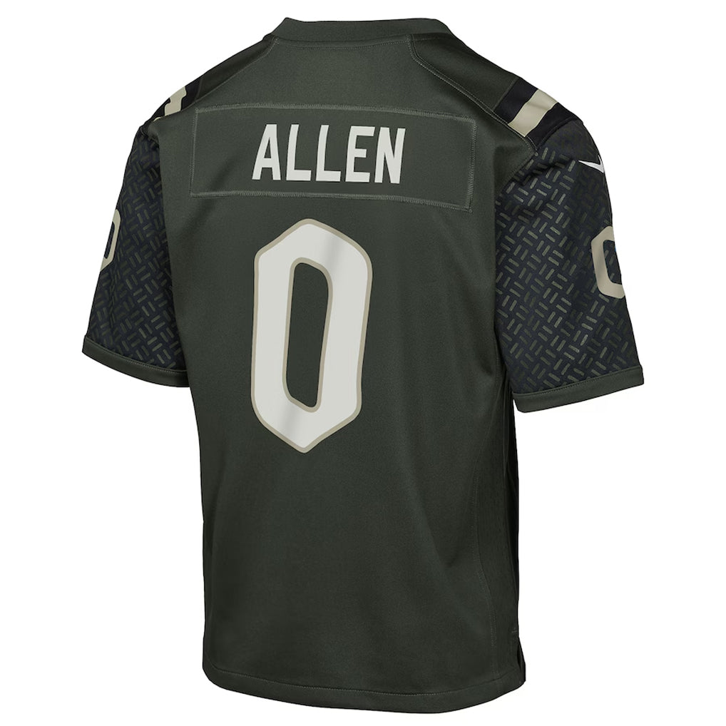 Pkot NY.Jets #0 Braelon Allen Player Gotham Green Rivalries Collection Game Stitched Jerseys