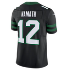 Pkot NY.Jets #12 Joe Namath Legacy Black Vapor F.U.S.E. Limited Jersey Stitched American Stitched Jerseys
