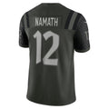 Pkot NY.Jets #12 Joe Namath Player Gotham Green Rivalries Collection Limited Stitched Jerseys