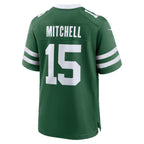Pkot NY.Jets #15 Adonai Mitchell Legacy Green Team Game Stitched Jerseys