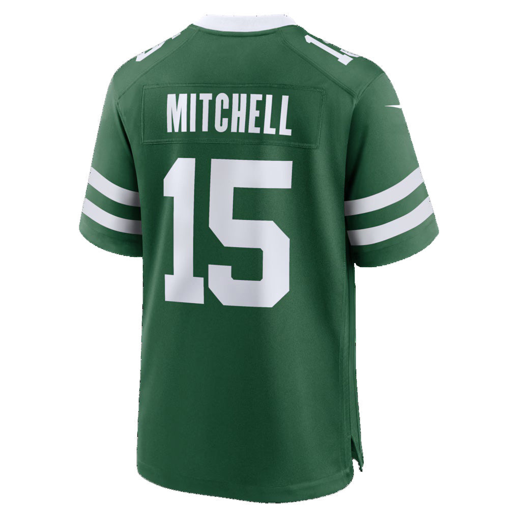 Pkot NY.Jets #15 Adonai Mitchell Legacy Green Team Game Jersey Stitched Jerseys