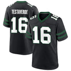 Pkot NY.Jets #16 Vinny Testaverde Player Black Home Game Stitched Jerseys