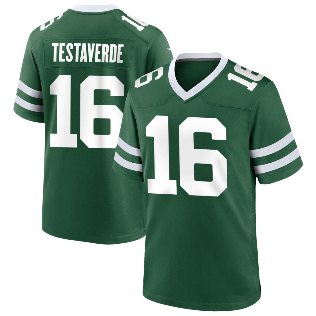Pkot NY.Jets #16 Vinny Testaverde Player Green Home Game Stitched Jerseys
