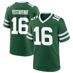 Pkot NY.Jets #16 Vinny Testaverde Player Green Home Game Stitched Jerseys