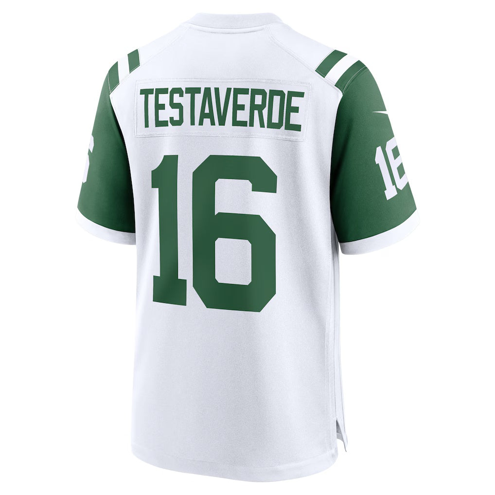 Pkot NY.Jets #16 Vinny Testaverde White Retired Player Alternate Game Stitched Jerseys