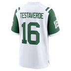 Pkot NY.Jets #16 Vinny Testaverde White Retired Player Alternate Game Stitched Jerseys