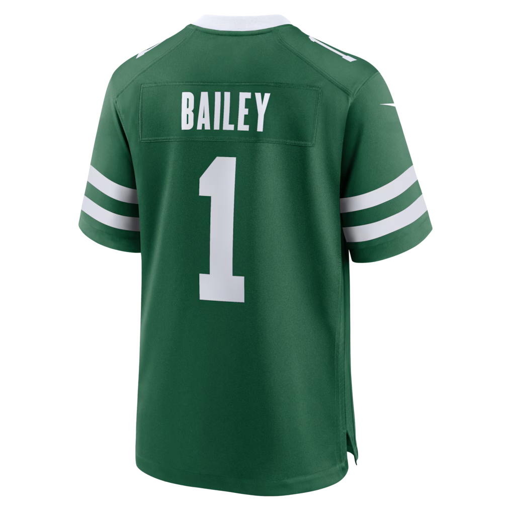 Pkot NY.Jets #1 David Bailey Legacy Green 2026  Draft First Round Pick No. 2 Team Game Stitched Jerseys