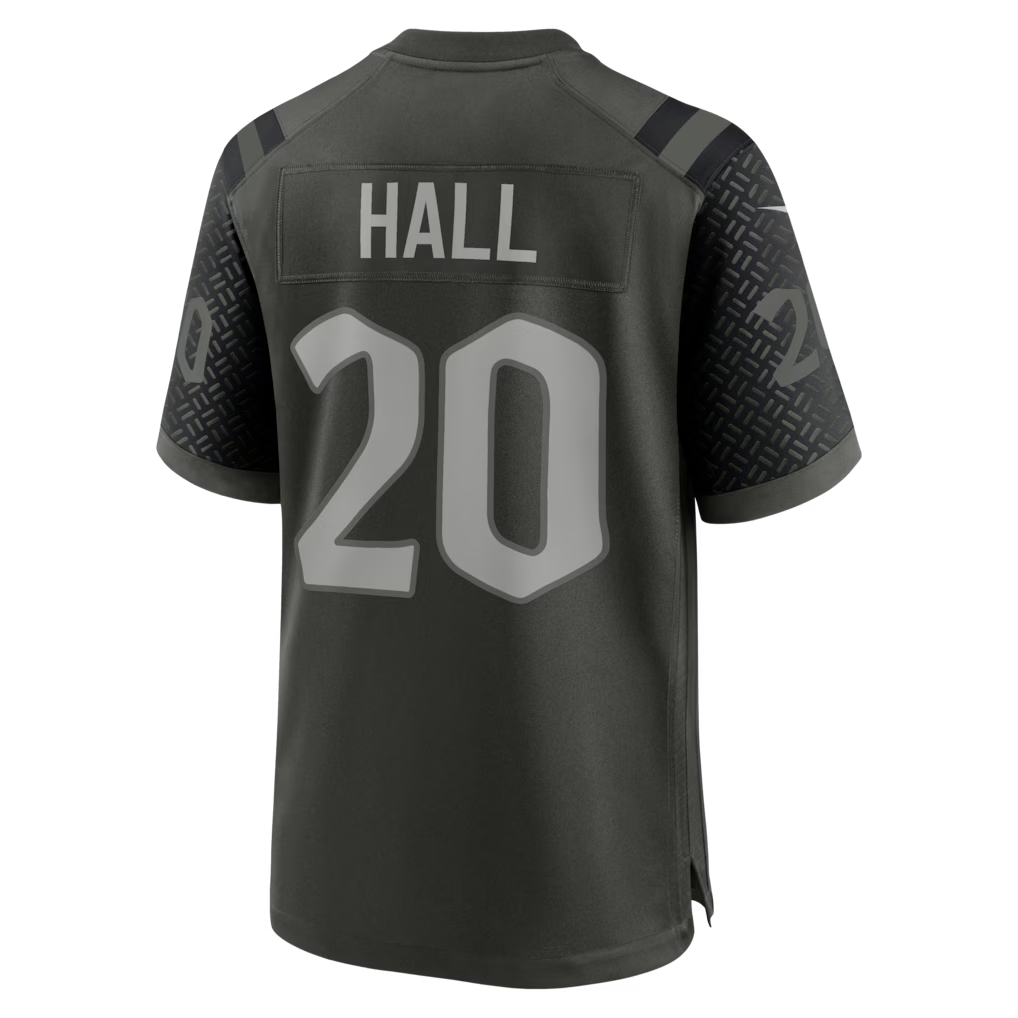Pkot NY.Jets #20 Breece Hall Gotham Green 2025 Rivalries Collection Game Stitched Jerseys