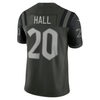 Pkot NY.Jets #20 Breece Hall Gotham Green 2025 Rivalries Collection Stitched Limited Jerseys