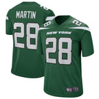 Pkot NY.Jets #28 Curtis Martin Player Green Game Stitched Jerseys