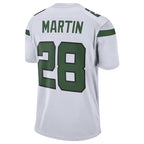 Pkot NY.Jets #28 Curtis Martin Player White Game Stitched Jerseys