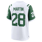 Pkot NY.Jets #28 Curtis Martin White Retired Player Alternate Game Stitched Jerseys