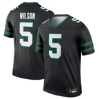 Pkot NY.Jets #5 Garrett Wilson Legacy Black Legend Jersey Stitched American Stitched Jerseys
