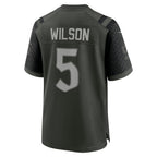 Pkot NY.Jets #5 Garrett Wilson Player Gotham Green Rivalries Collection Game Stitched Jerseys