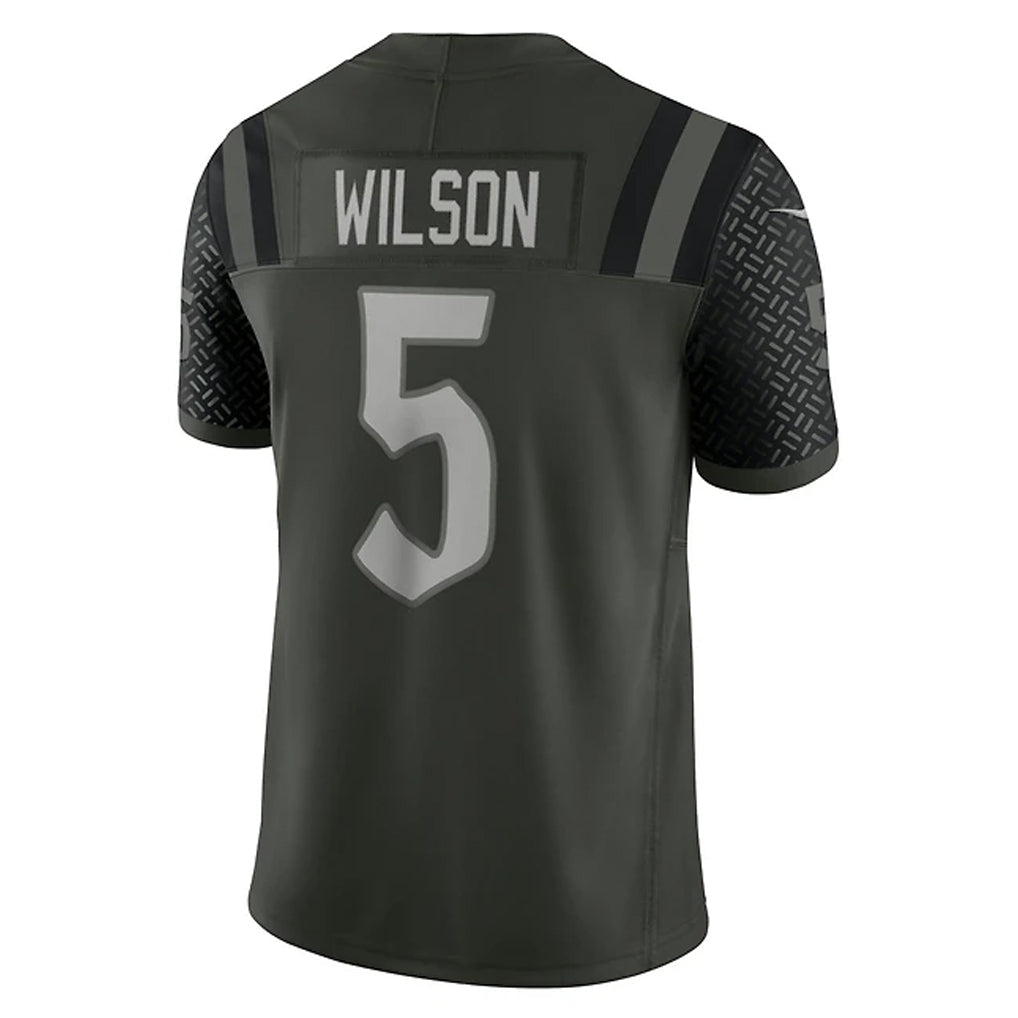 Pkot NY.Jets #5 Garrett Wilson Player Gotham Green Vapor F.U.S.E. Limited Stitched Jerseys
