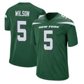 Pkot NY.Jets #5 Garrett Wilson Player Green Game Stitched Jerseys
