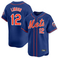 Silnrao NY.Mets #12 Francisco Lindor Player Royal Home Limited Stitched Jerseys