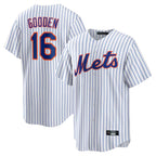 Silnrao NY.Mets #16 Dwight Gooden Player White Home Replica Stitched Jerseys