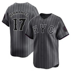 Silnrao NY.Mets #17 Keith Hernandez Player Gray City Connect Limited Stitched Jerseys